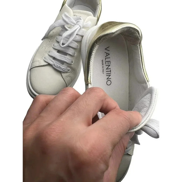 VALENTINO BY MARIO VALENTINO Fresia Leather Fashion Sneaker - Picture 6 of 8